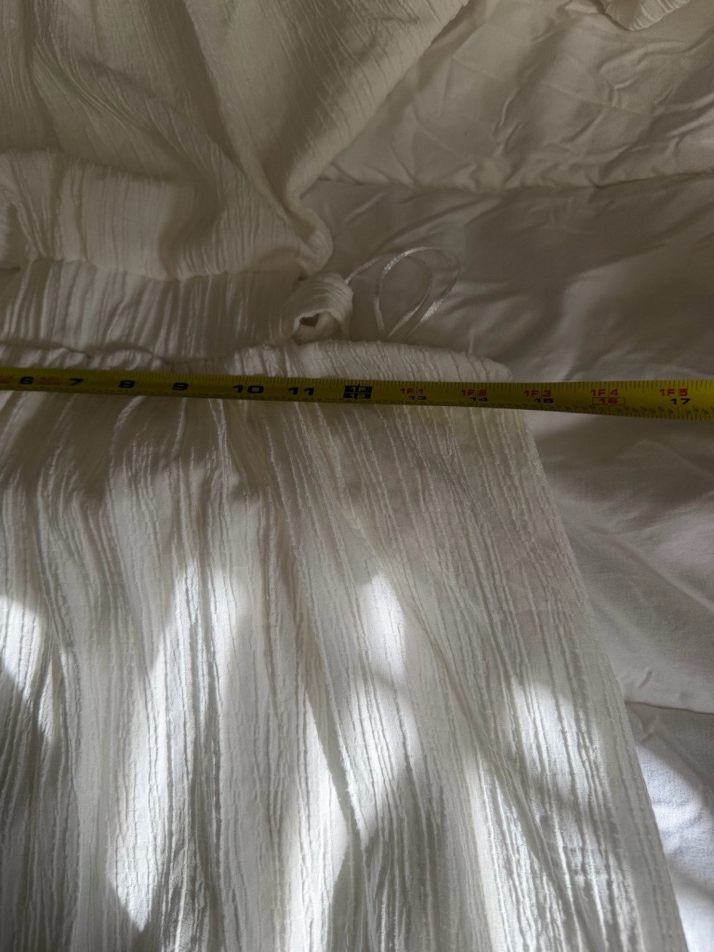 HYFVE white Puff Sleeve Cutout Midi Dress - Picture 8 of 9